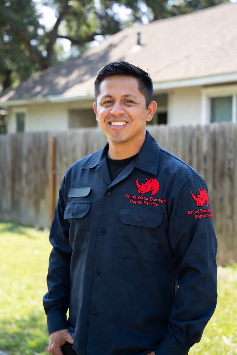 Rhino certified restoration technician in Houston Texas